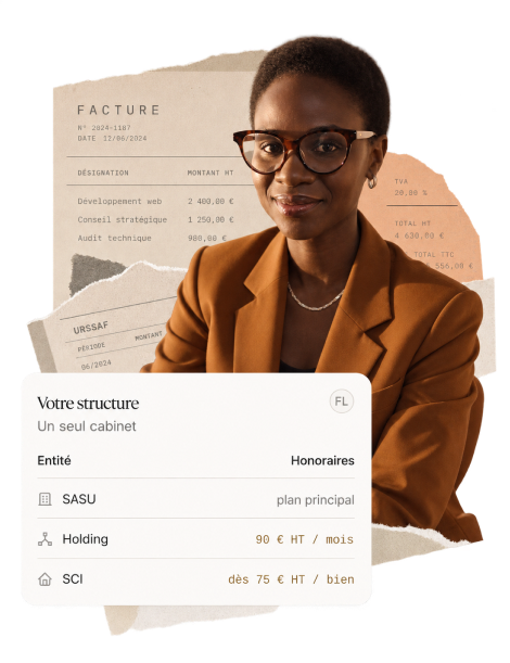 Votre structure : SASU, holding et SCI suivies par un seul cabinet.